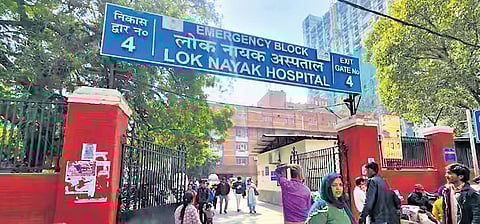 The LNJP Hospital in New Delhi.