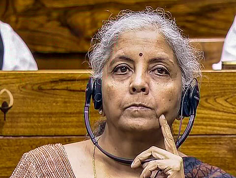 Union Finance Minister Nirmala Sitharaman.
