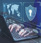 Cyber crimes image used for representation.
