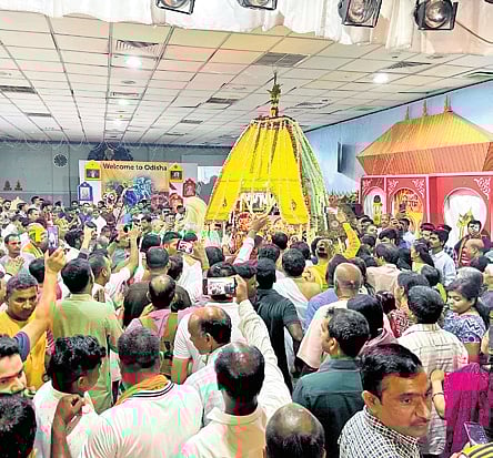 Rath Yatra is being celebrated with pomp and gaiety in Bahrain on Sunday