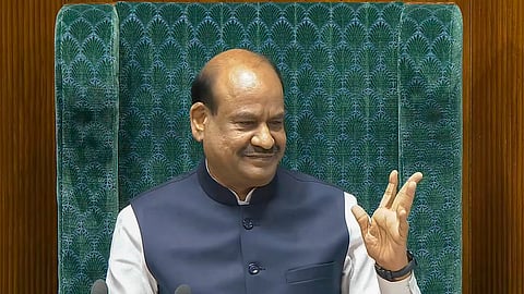 Lok Sabha Speaker Om Birla during the recently concluded inaugural session of Parliament after the formation of the new government.
