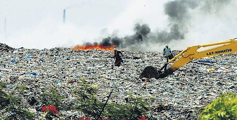 Kodungaiyur garbage dumpsite