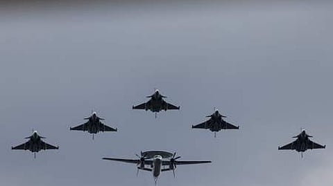 French Navy Rafale M fighter jets