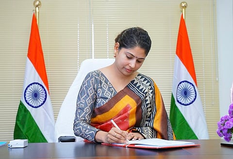 Member-secretary of the Telangana Finance Commission, Smita Sabharwal.