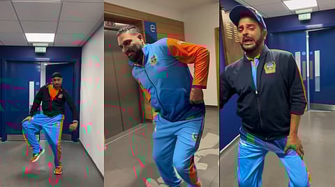 former cricketers Harbhajan Singh, Yuvraj Singh and Suresh Raina