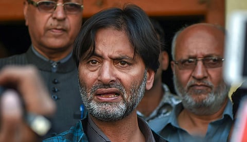Kashmiri separatist leader Yasin Malik.