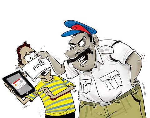 The children have been disqualified from getting driving licence (DL) till they reach the age of 25 years.