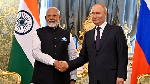Putin will also meet Indian Prime Minister Narendra Modi at a regional summit in China on Monday.
