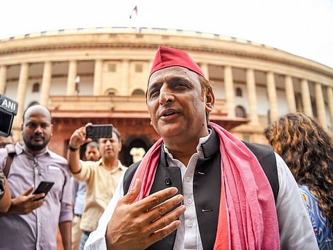 Samajwadi Party president Akhilesh Yadav.