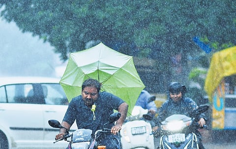 Heavy rain lashed Vijayawada Prasant Madugula