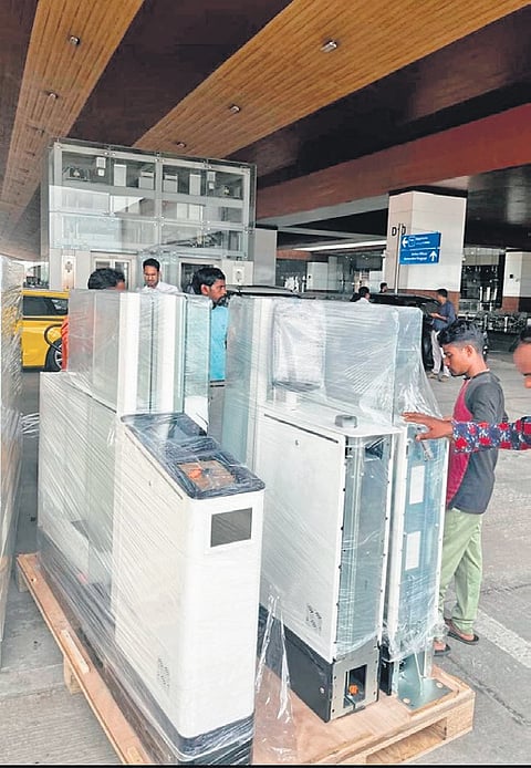 The smart gate to be set up at the Kochi airport immigration counters