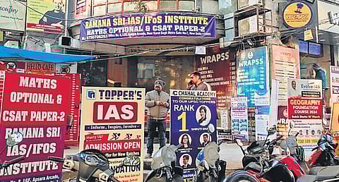 Staying in Rajinder Nagar means paying, suffering, rue aspirants
