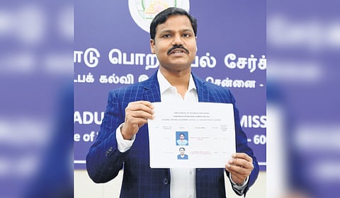 DoTE commissioner K Veera Raghava Rao released the rank list for TNEA 2024 on Wednesday