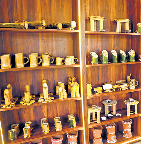 The centre has partnered with Be Earthly, a social enterprise founded by Manasa Tinnanuri and Spandana Ancha, with an aim topromote its eco-friendly products globally.