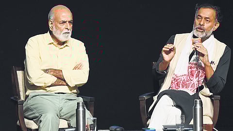Activist and former psephologist Yogendra Yadav delivered a lecture on the implications of 2024 LS poll verdict at Asian College of Journalism in Chennai on Thursday.
