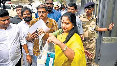 BRS leader K Kavitha