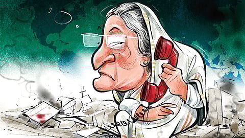 Awami League leader and ousted Bangladesh Prime Minister Sheikh Hasina