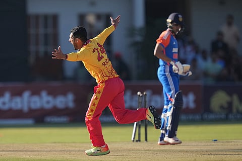 Zimbawe cricket team captain Sikandar Raza during a match vs India