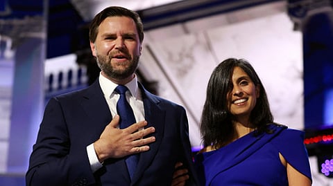 US Vice President JD Vance’s clarification came after his remarks at a Turning Point USA event, where he said he hoped his Hindu wife, Usha, would one day “be moved” by the Catholic Church.