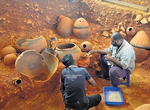 The Adichanallur excavation site spread over 125 acres has only one staff