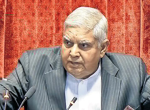 Dhankhar jibe at Jairam evokes Kharge’s retort