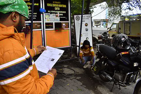 Several old cabs do not have proper pollution certificate.