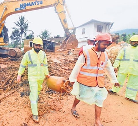Rescue operations in Wayanad