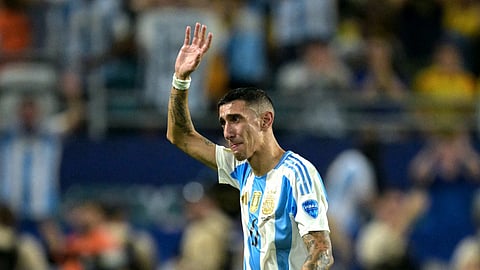 Argentine coach Lionel Scaloni took Di Maria off in the final minutes of extra-time, ensuring he received a huge farewell from the team's fans which his eyes showed he was moved by.