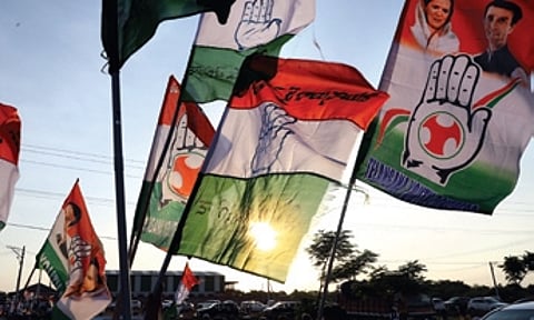 Congress flag used for representation