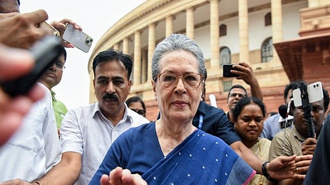 The government is pushing the fulfilment of the long-standing ideological project of the Rashtriya Swayamsevak Sangh and the Bharatiya Janata Party of indoctrinating and cultivating hatred through the education system, alleged Sonia Gandhi.