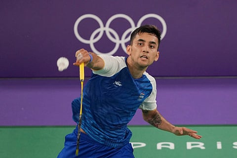 Lakshya Sen at the Paris Olympics