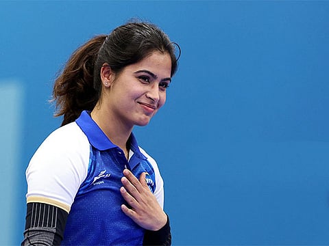 Double Olympic medallist Manu Bhaker marked her return to competitive shooting but had to settle for second place in the women's 25m pistol event at the Rifle/Pistol National Selection Trials (Group A)