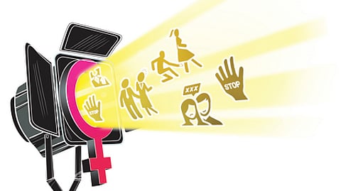 Representational image of sexual harassment in film industry