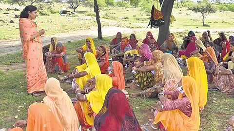 Where her mind is without fear