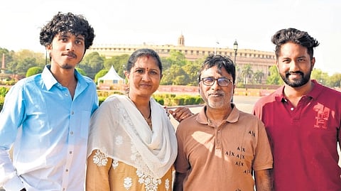 Ajay Varun, a retired teacher