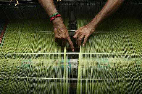 Weaver from Sonepur, Rasananda Meher, was felicitated with the National Handloom Award by Vice President of India Jagdeep Dhankhar.