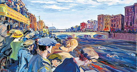 ‘The Liffey Swim’ by Jack B. Yeats