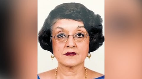 Former Indian ambassador to Bangladesh, Veena Sikri