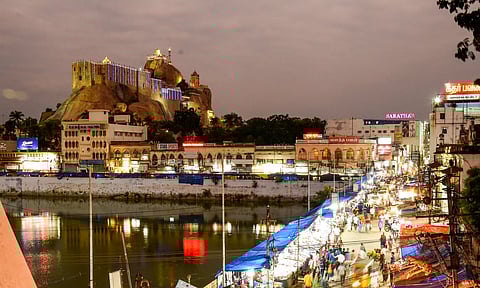 The Rockfort Temple in Tiruchy