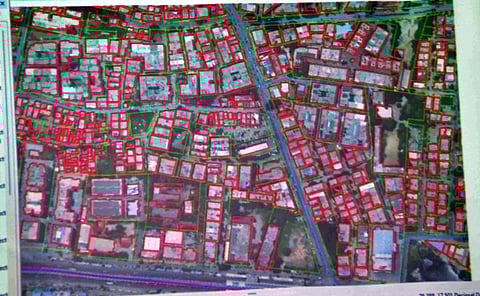 Drone images of Hyderabad, used for representational purposes.