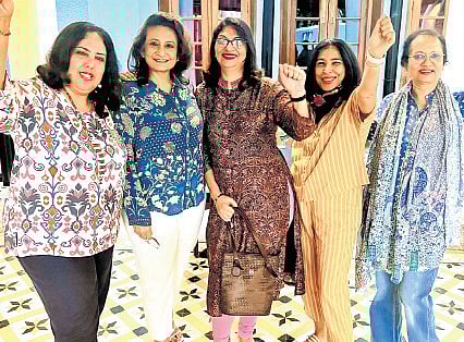 Anita, Usha Subramanium, Dr Chytra, Sapna & Meera