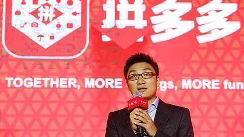 Colin Huang , founder of e-commerce company Temu, also known as Pinduoduo.