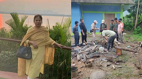 The victim, Charubala, wife of a former Manipur MLA Yamthong Haokip.