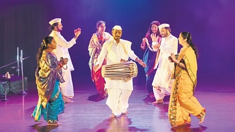 A still from the production