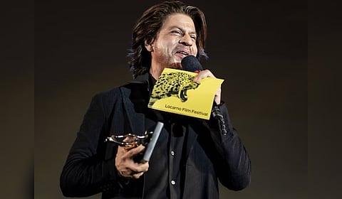 In his award acceptance speech, Shah Rukh thanked the audience and Locarno Film Festival's artistic director, Giona A Nazzaro for their warm welcome.