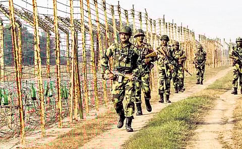 1 killed in Bengal, 7 nabbed near Meghalaya in BSF raid