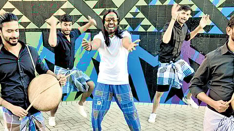 Set in a traditional marae (meeting house) of the Maori community with red designs and grassy terrain, the song begins with a traditional Maori Kapa Haka