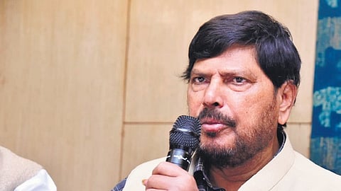 Union Minister of State for Social Justice and Empowerment Ramdas Athawale