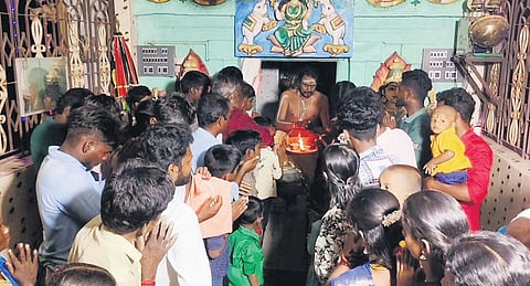 On Monday, the Dalit families not only entered the temple but also conducted rituals, including cooking ‘pongal’ and carrying ‘karagam’