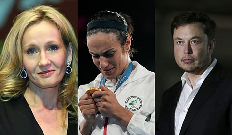 The complaint, confirmed by Khelif’s Paris-based attorney Nabil Boudi, implicates several high-profile figures, including J.K. Rowling and Elon Musk.